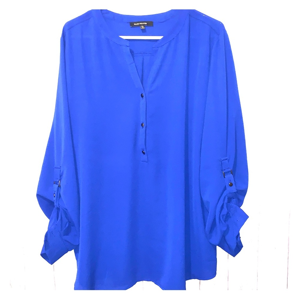 Ellen Weaver blue tunic